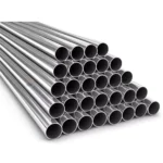 SS ERW Pipes are stainless steel pipes manufactured using Electric Resistance Welding, commonly used in fluid transport and construction.